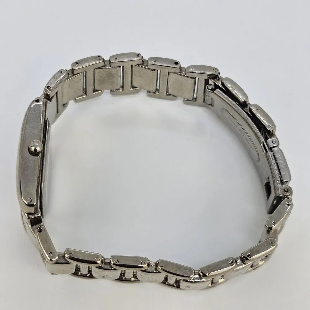 Women's Watch 28MM Black‎ Dial Gray Bracelet Band 8